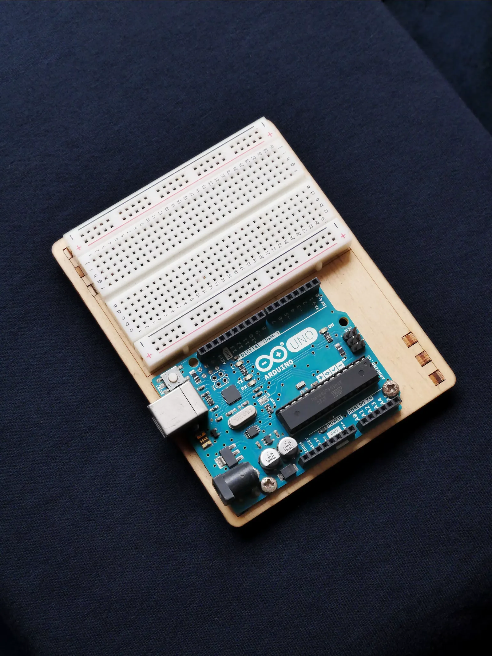 Editorial photograph of a microcontroller development board; not owned by NeutronOS.
